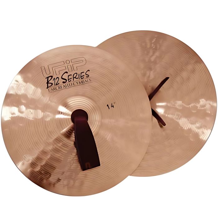 Ufip 14" B12 Bronze Coppia Piatti con manali main product photo
