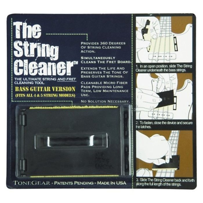 Tone Gear The string cleaner bass Strumento pulizia corde basso main product photo