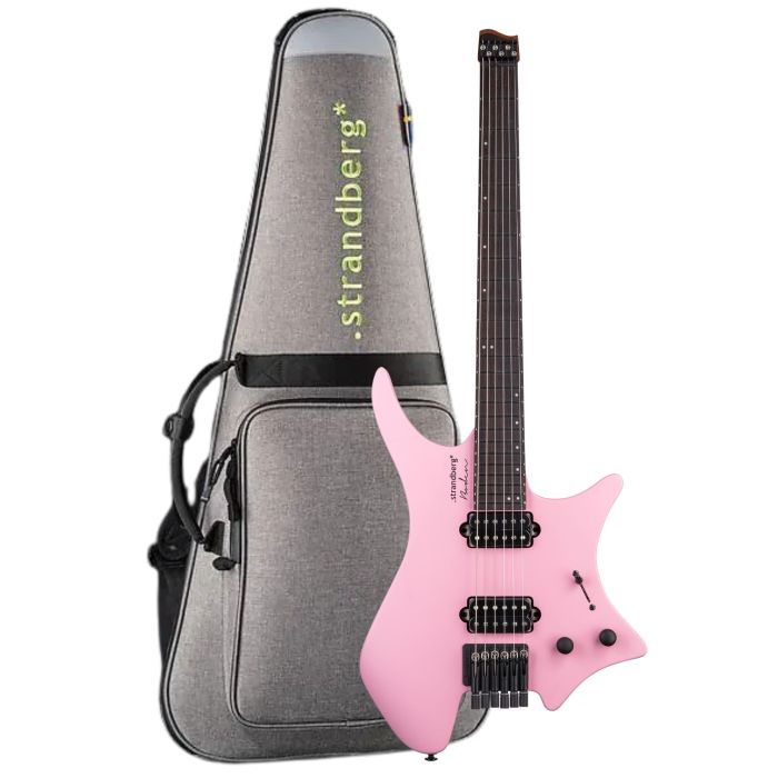 Strandberg Boden Essential 6 Chitarra Elettrica coral pink con borsa main product photo