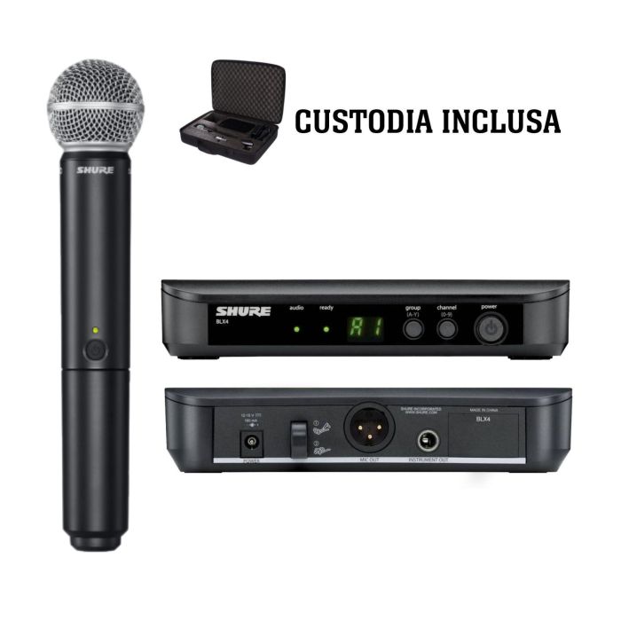 SHURE BLX24/SM58 Radiomicrofono palmare main product photo