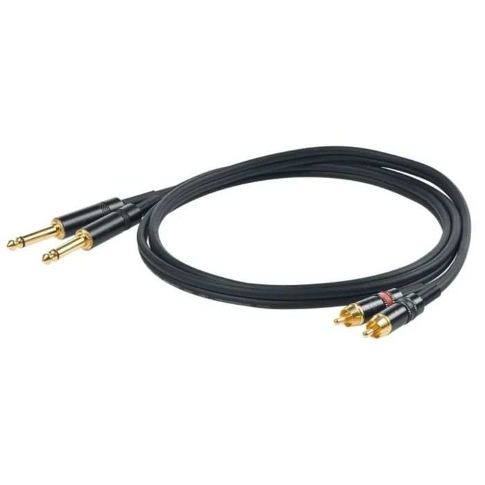Proel KBSGP310LU15 Cavo 2 rca M/2 jack mono 1,5 mt main product photo