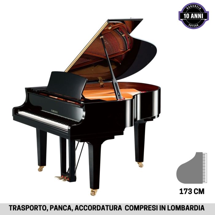 Yamaha C2X-PE Nero Lucido main product photo