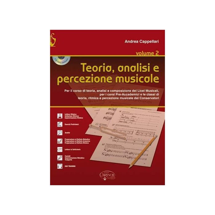 Cappellari Teoria analisi e percezione musicale con cd vol. 2 main product photo
