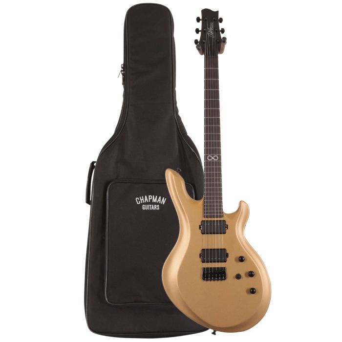 Chitarra Elettrica Chapman Guardian cyber gold metallic con borsa main product photo