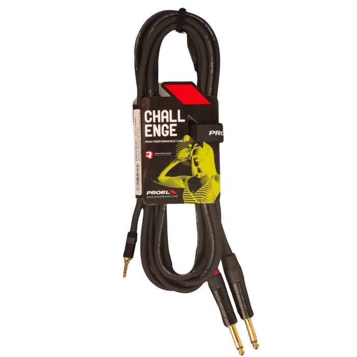 Cavo mini jack stereo/2 jack mono 3 mt Proel main product photo