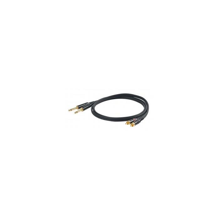 Cavo 2 rca M/2 jack mono 3 mt Proel main product photo