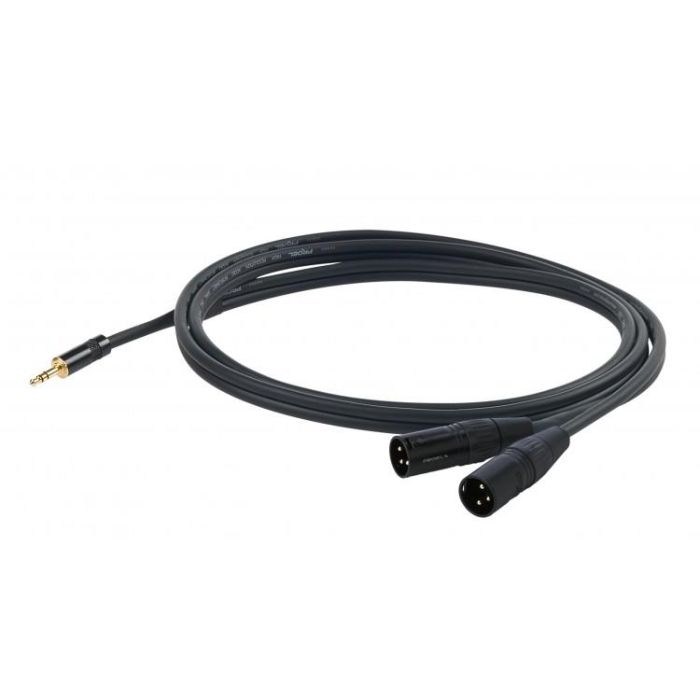 Cavo mini jack st/2 XLRM 1,5 mt Proel main product photo