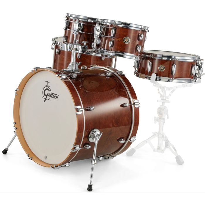 Gretsch Drums Catalina Maple 20" Walnut Glaze 5pz. CM2-E605-WG Batteria main product photo