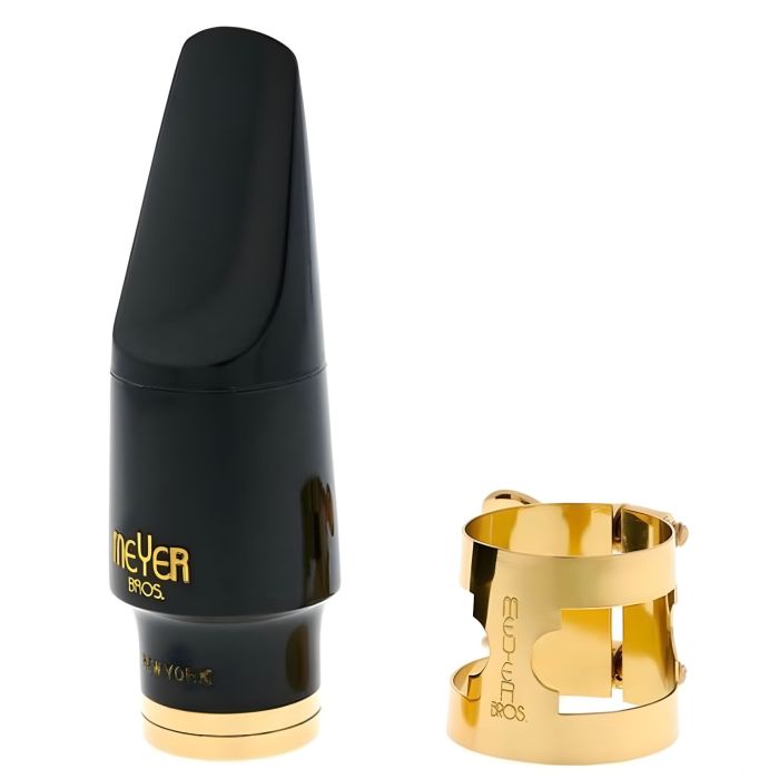 Meyer Bros NY 5M Bocchino Sax Alto ebanite legatura e copribocchino main product photo