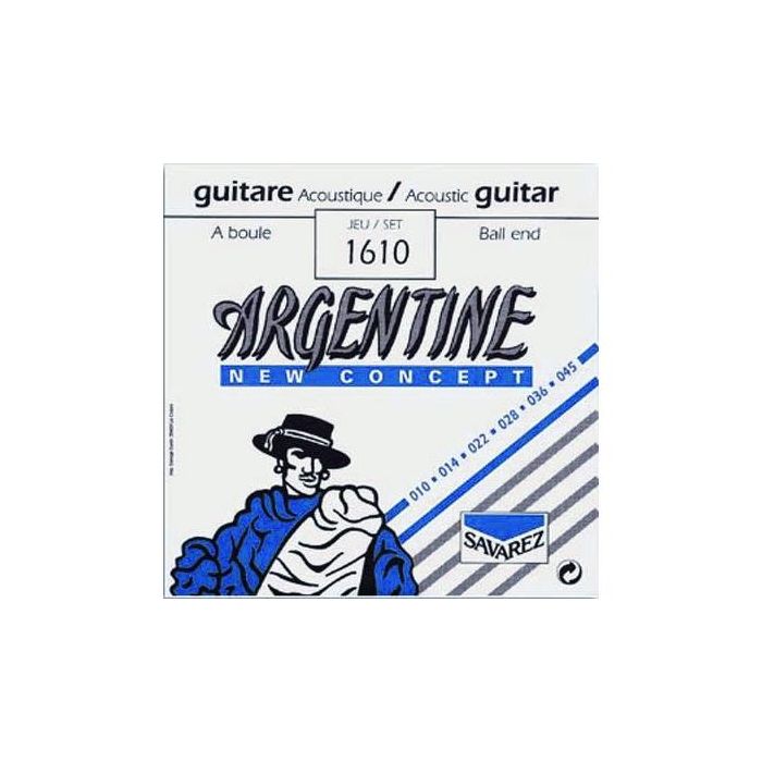Corde Savarez 1610 chitarra acustica 010 -045 main product photo