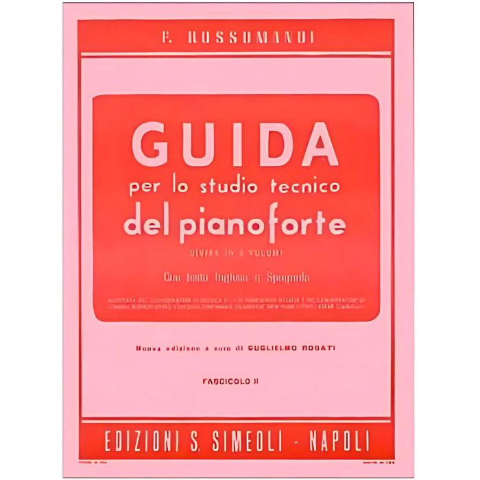 F.Rossomandi Guida studio Tecnico del Piano Vol.II main product photo
