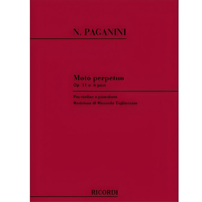 Paganini Moto perpetuo per Viola e Piano main product photo