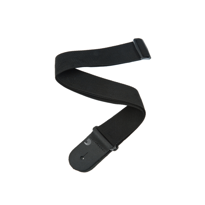 D'Addario PWS100 Guitar Strap Black main product photo