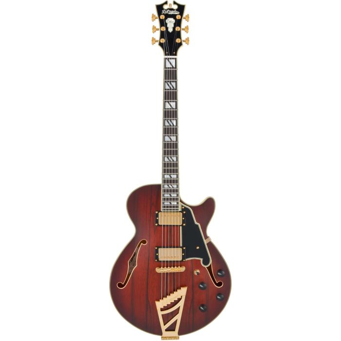 D'Angelico Deluxe SS Satin Brown Burst main product photo