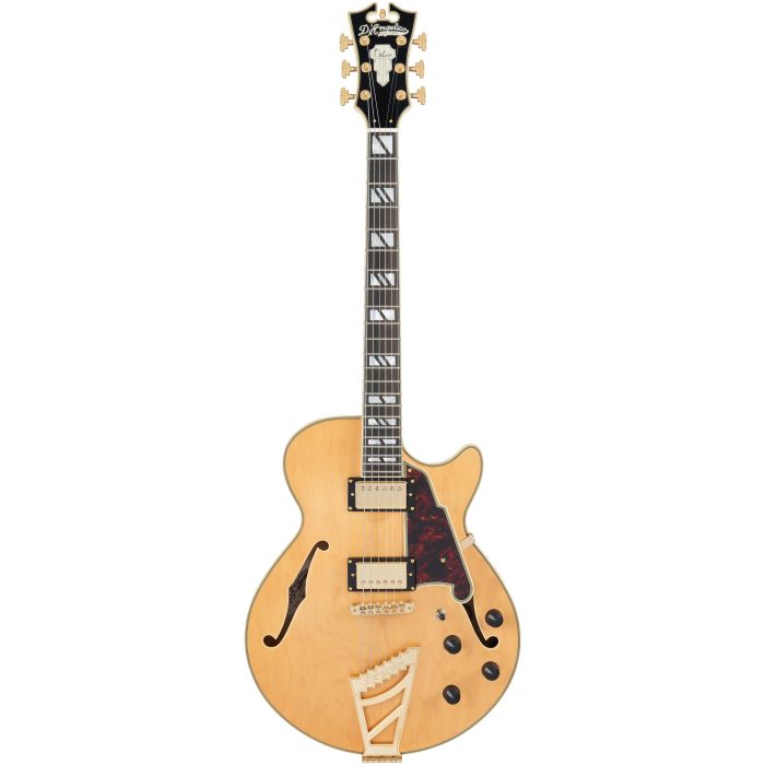 D'Angelico Deluxe ss satin honey main product photo
