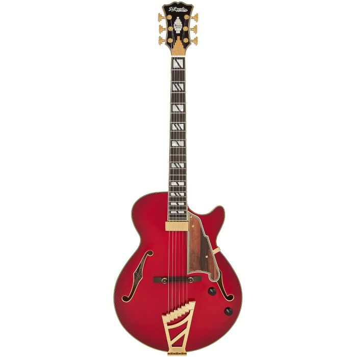 D'Angelico Excel SS Soho dark cherry burst con borsa main product photo
