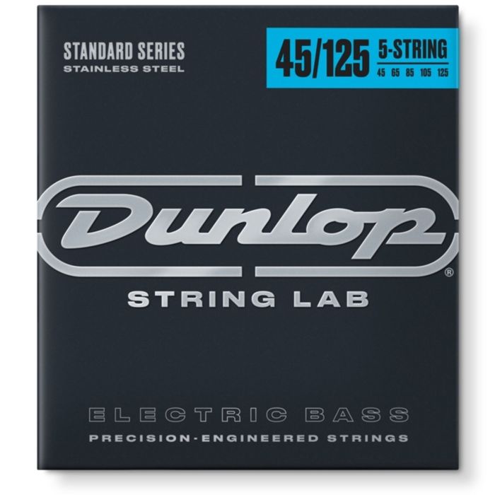 Corde Basso Dunlop DBS45125 Stainless Steel, Medium Set/5 45-125 main product photo