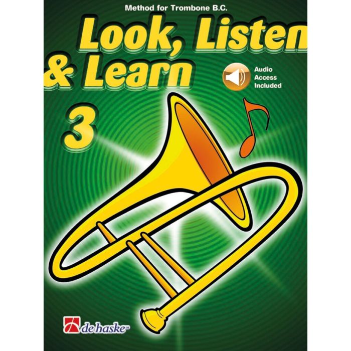 Look, Listen & Learn!Trombone B.C Vol.3 con cd main product photo
