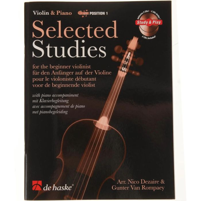Dezaire Selected studies per violino con cd main product photo
