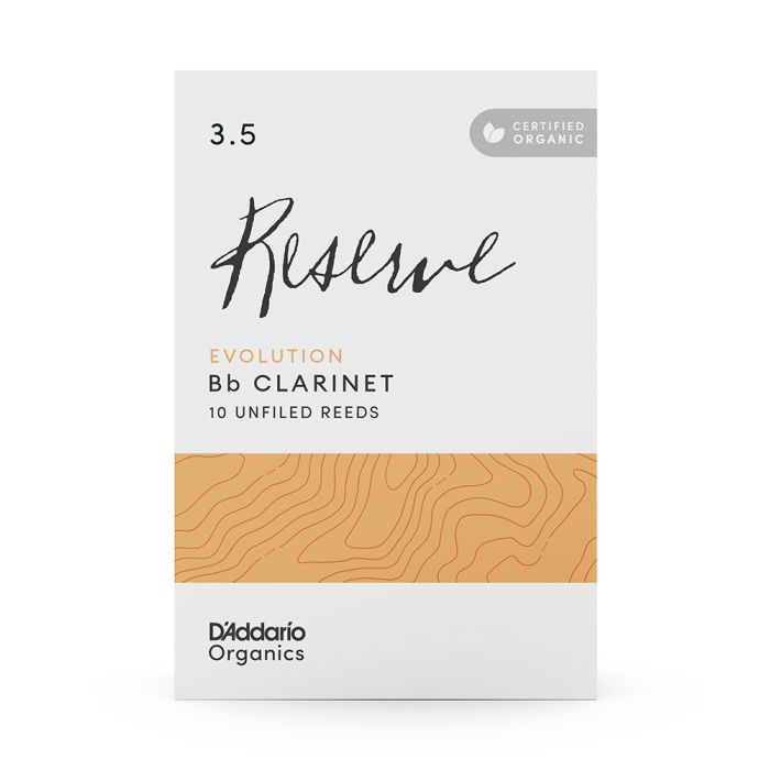 D'Addario Organics Reserve Evolution unfiled Clarinet n.3,5 10pz main product photo