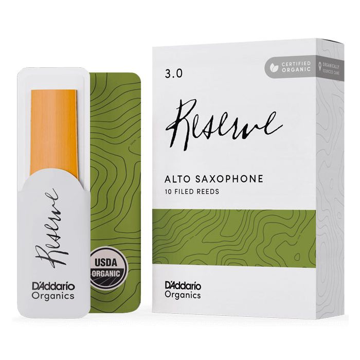D'Addario Reserve Organics Alto Sax filed n.3 10pz main product photo