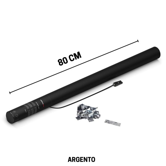 MagicFx Spara coriandoli elettrico 80cm argento main product photo