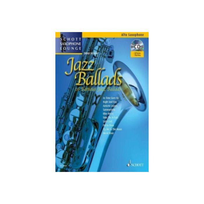 Juchem Jazz ballads 16 ballads sax alto con cd main product photo