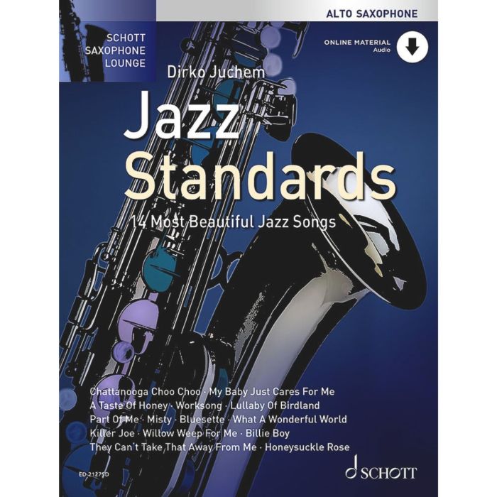 Juchem Dirko Jazz Standards 14 songs Sax Alto AUDIO ONLINE main product photo