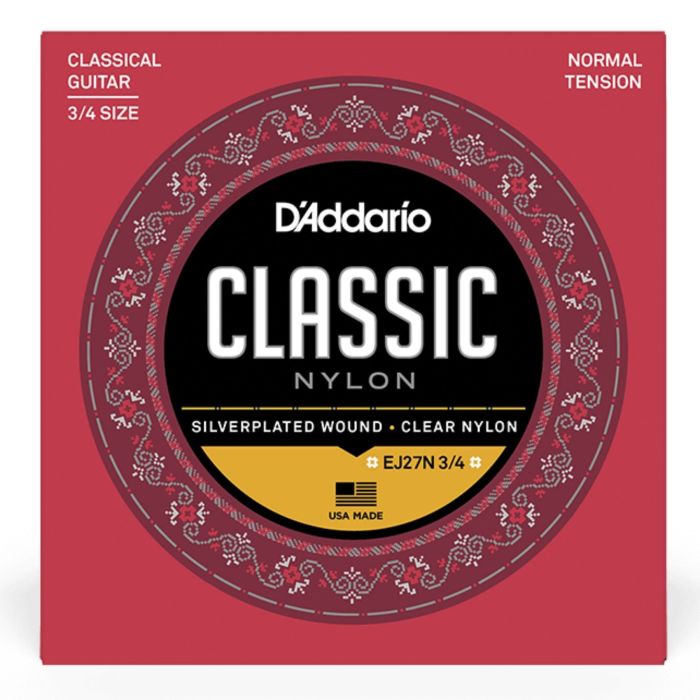 Corde Classica 3/4 D'addario EJ27N silver normal 29-44 main product photo