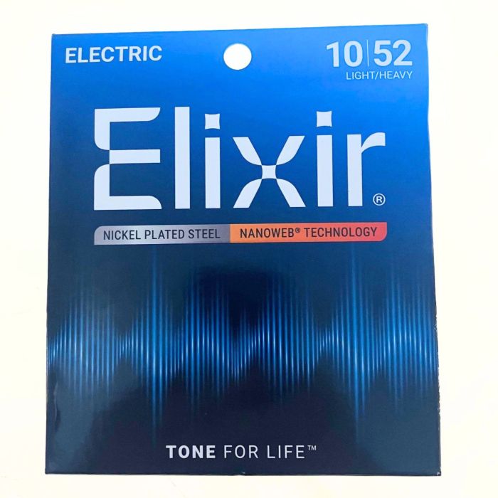 Corde elettrica Elixir 12077 nanoweb light heavy 10-52 main product photo