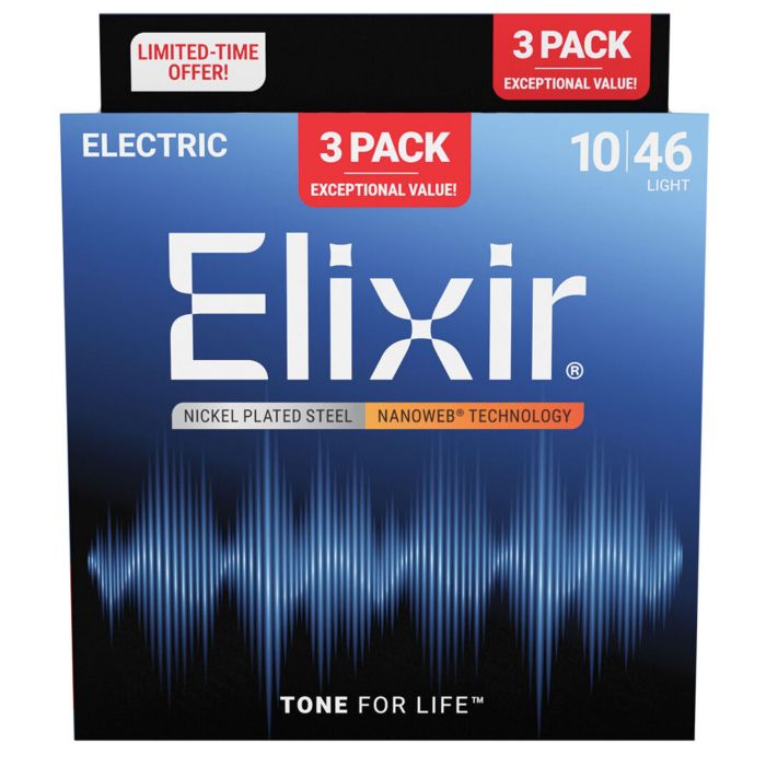 Elixir 16567 Corde Elettrica 3pz main product photo