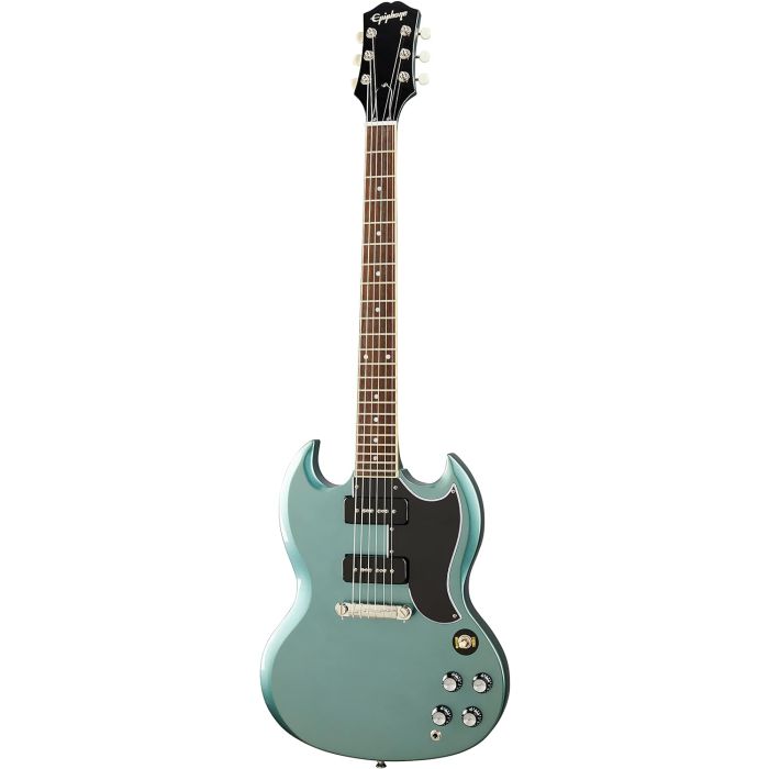 Epiphone SG Special P-90 faded pelham blue main product photo