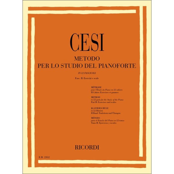 B.Cesi Metodo per lo Studio del Piano Fascicolo II main product photo