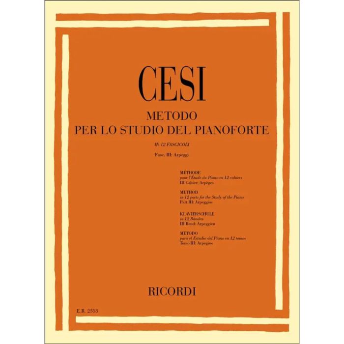 B.Cesi Metodo per lo Studio del Piano 3 main product photo