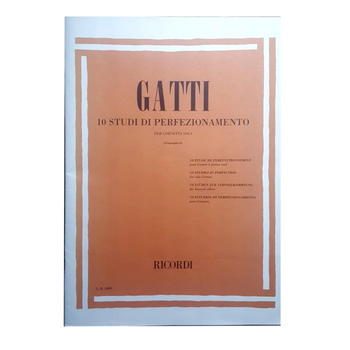 Gatti 10 Studi di perfezionamento cornet ta main product photo