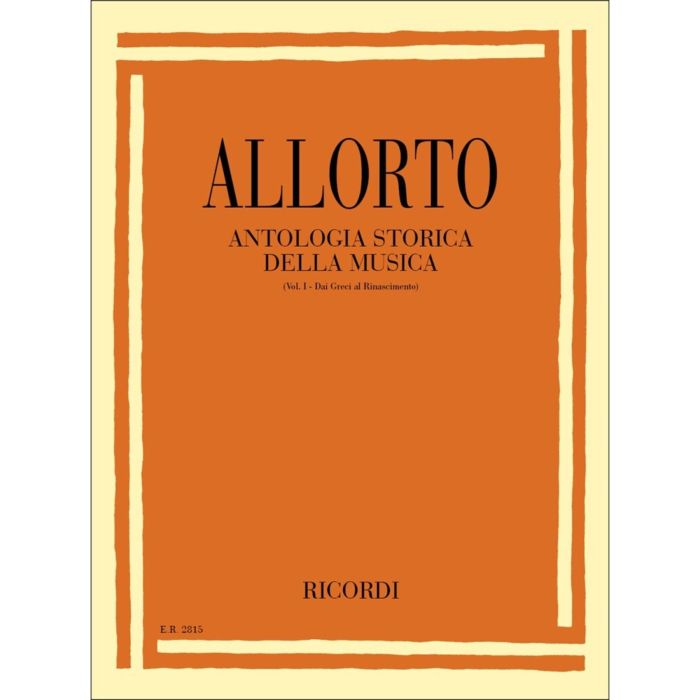 Allorto Antologia Storica della Musica 1 main product photo