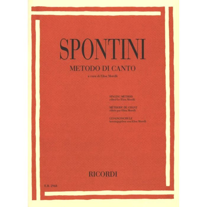 G.Spontini Metodo di canto main product photo