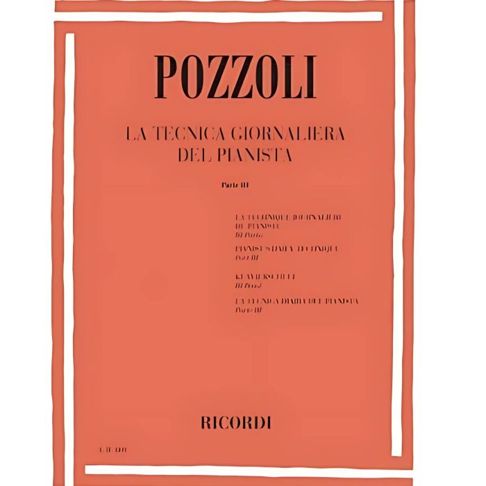 Pozzoli Tecnica Giornaliera del Pianista 3 main product photo