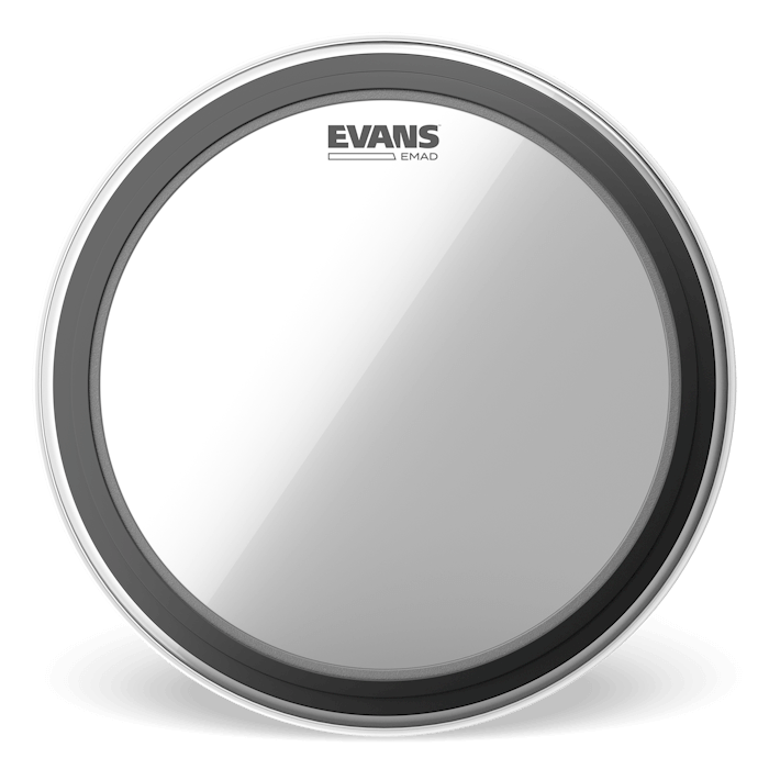 Evans 16" EMAD Clear Bass Drum Tom Hoop main product photo