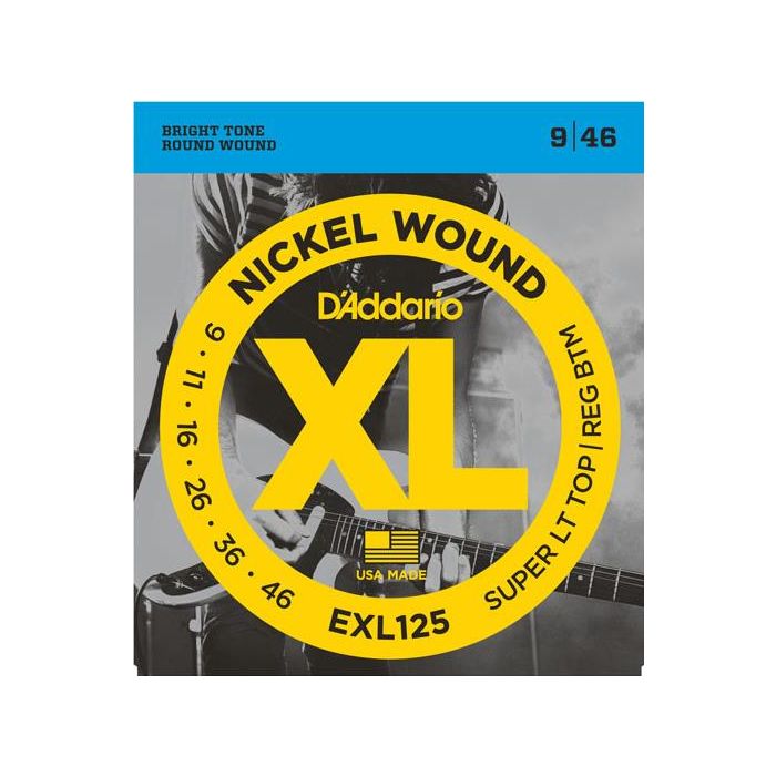 Corde elettrica D`Addario EXL125 nickel wound super light top 9-46 main product photo