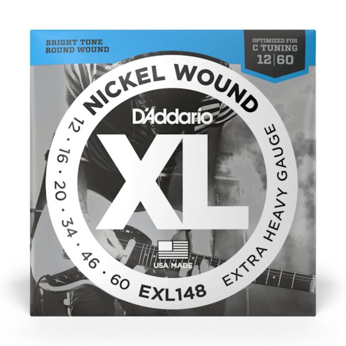 Corde elettrica D`Addario EXL148 XL nickel wound extra heavy 12-60 main product photo