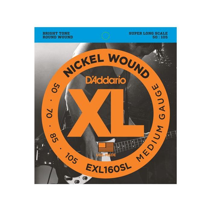 Corde basso elettrico D`AddarioEXL160SL nickel wound medium 50-105 main product photo