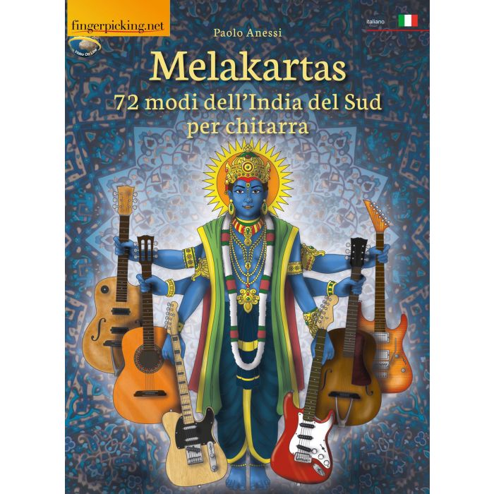 Anessi Melakartas 72 modi dell'India del Sud per chitarra main product photo