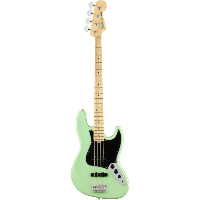 Basso Elettrico Fender American Performer Jazz mn satin surf green con borsa main product photo