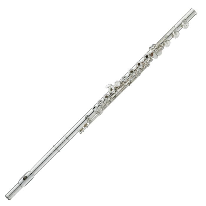 Flauto Yamaha YFL687 fori aperti in linea testata e corpo in argento EX-DEMO main product photo