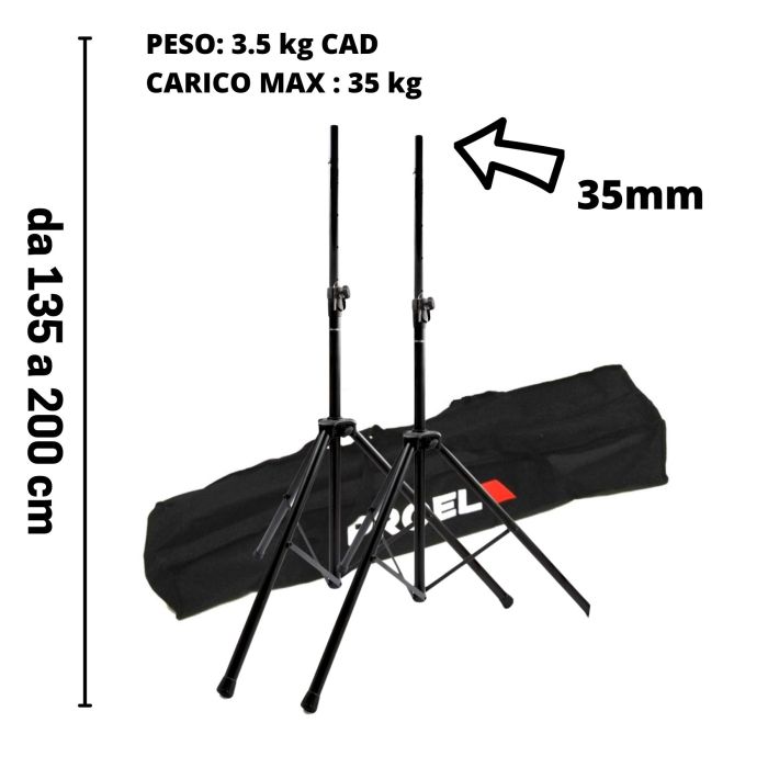 Coppia Supporto Casse Proel FRE300KIT con borsa main product photo