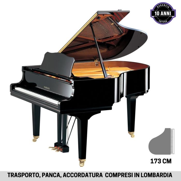 Yamaha GC2 nero lucido main product photo