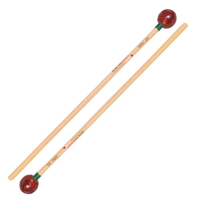Mallets Glockenspiel Schlagkraft GDU-25 manico in rattan testa in bachelite rossa Hard main product photo