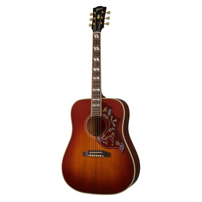Gibson 1960 Hummingbird fixed bridge heritage cherry sunburst main product photo