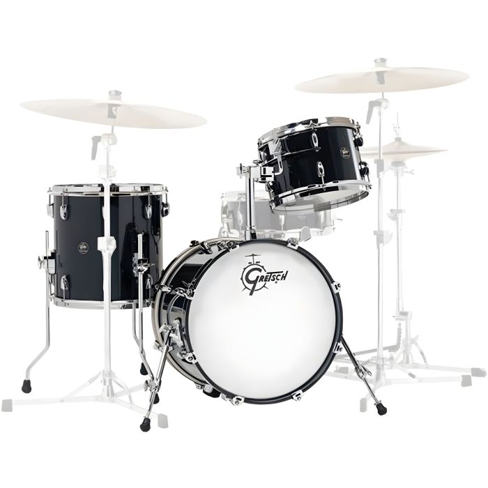 GRETSCH Shell-set 18" 3pz Renown Maple Piano Black main product photo